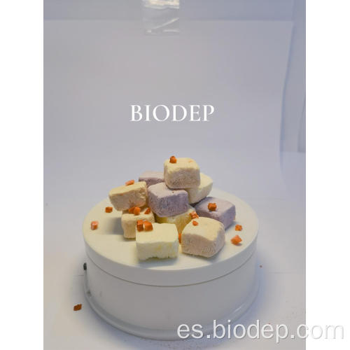 Bloque de yogur probiótico con sabor a fresa